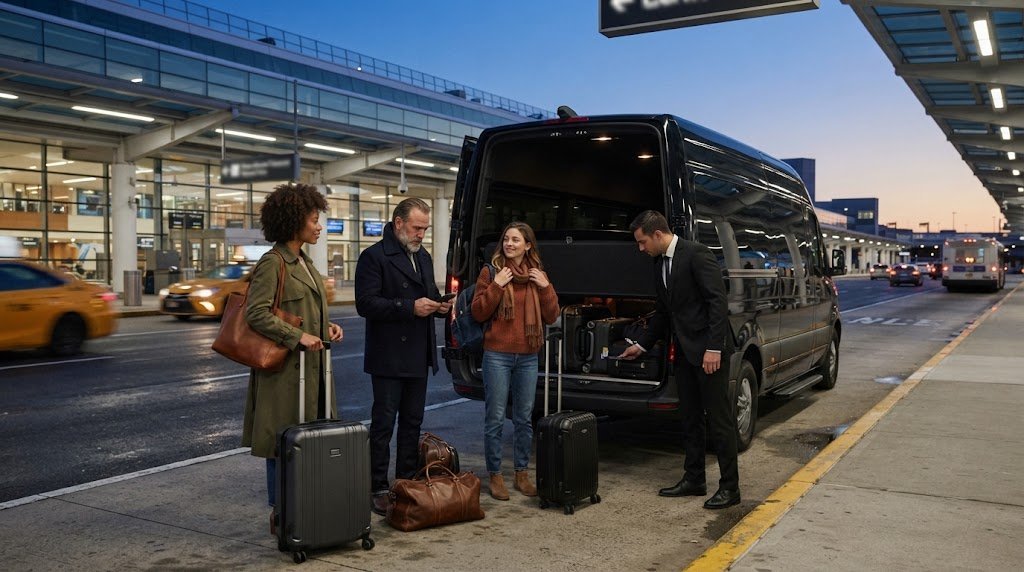Luxury JFK airport transportation with professional chauffeur Luxury JFK airport transportation with professional chauffeur